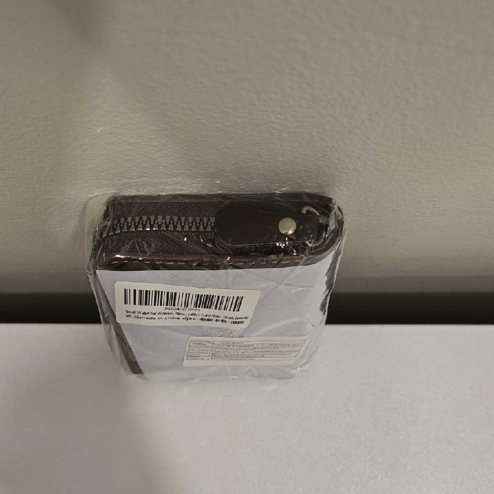 Small Leather Wallet - Coffee - Picture 8 of 9